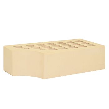 Кирпич керамический лицевой ЖКЗ соломенный гладкий КФ-1 фигурный 1,4 НФ в Тюмени