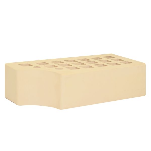 Кирпич керамический лицевой ЖКЗ соломенный гладкий КФ-1 фигурный 1,4 НФ в Тюмени