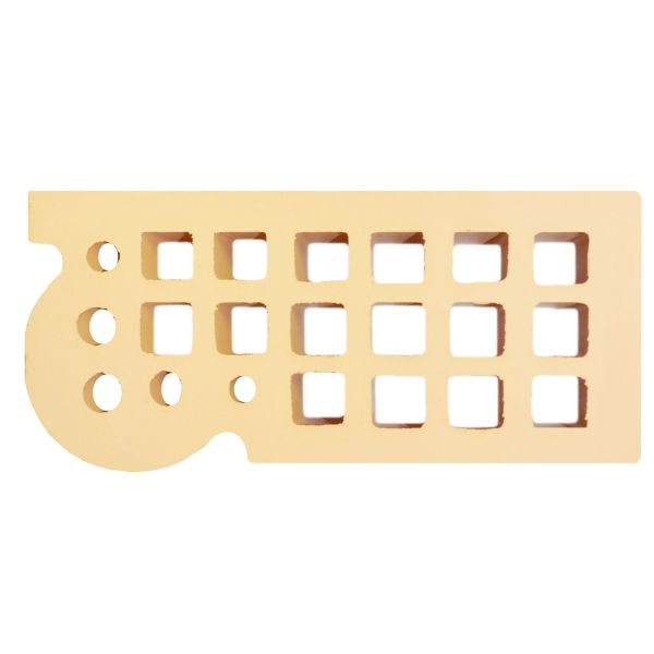 Кирпич керамический лицевой ЖКЗ соломенный гладкий КФ-3 фигурный 1,4 НФ в Тюмени