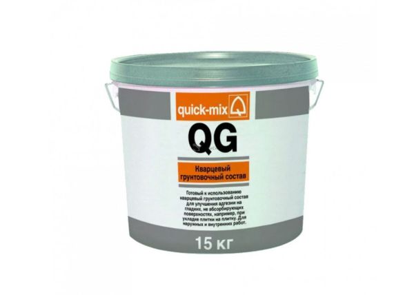 Квик микс (Quick-mix) QG Кварцевый грунтовочный состав – купить по низкой цене в Тюмени в интернет-магазине Стройснаб Квик микс (Quick-mix) QG Кварцевый грунтовочный состав